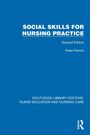 Weißer Text auf blauem Hintergrund: "SOCIAL SKILLS FOR NURSING PRACTICE" und "Second Edition" von Peter French.
