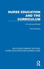 Titel: "Nurse Education and the Curriculum: A Curricular Model" von Fred Greaves. Blaues Cover mit weißem Text.