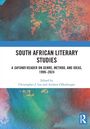Text: "SOUTH AFRICAN LITERARY STUDIES. A SAFUNDI READER ON GENRE, METHOD, AND IDEAS, 1999–2024. Edited by Christopher J. Lee and Andrew Offenburger." Ein bunter abstrakter Hintergrund.