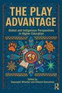 "The Play Advantage: Global and Indigenous Perspectives in Higher Education" in großen Buchstaben. Farbe: Blau und Orange.