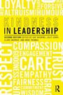 Der Text "Kindness in Leadership", gelb-weißer Hintergrund, hervorgehobene Begriffe wie Empathy, Respect, Courage.