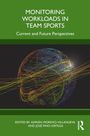 "Monitoring Workloads in Team Sports: Current and Future Perspectives", bearbeitet von Adrián Moreno-Villanueva und José Pino-Ortega. Bunte Linien auf dunkel hinterleuchtetem Ball.