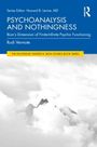 Titel: Psychoanalysis and Nothingness. Autor: Rudi Vermote. Herausgeber: Howard B. Levine, MD. Himmel und Berggipfel in Grau.