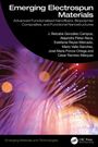 "Emerging Electrospun Materials" zeigt leuchtende Fasern vor unscharfem, abstraktem Hintergrund.