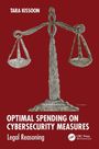 "Tara Kissoon. Optimal Spending on Cybersecurity Measures: Legal Reasoning." Illustration einer Waage auf rotem Hintergrund.