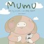 "Mumu. With my breath, I can play sport. Grace Gadston." Illustration eines lächelnden Tieres mit einem Ball.