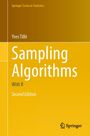 Titel: "Sampling Algorithms". Autor: Yves Tillé. "With R", "Second Edition". Gelbes Cover, Springer-Logo unten rechts.