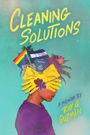 "Cleaning Solutions", "A Memoir by Roy G. Guzmán". Illustration: Person mit gelben Handschuhen, Flaggen und Pass.