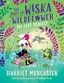 Grüner Hintergrund mit glitzernden Pflanzen, niedliche Figuren am Wasser. "The Diary of Wiska Wildflower: The Lost Draglet" oben.