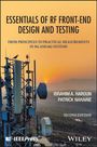 "Essentials of RF Front-End Design and Testing", Autoren: Ibrahim A. Haroun, Patrick Naraine, "Second Edition". Ein Sendemast bei Sonnenuntergang dominiert das Bild.