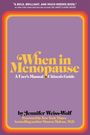 „When in Menopause: A User’s Manual & Citizen’s Guide“ von Jennifer Weiss-Wolf. Lila Hintergrund mit Retro-Streifen.