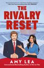 Oben "Amy Lea", mittig "The Rivalry Reset". Außen orange, mit Pinguin-Logo unten.