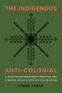 "The Indigenous Anti-Colonial" mit grünem Hintergrund und schwarzem sternförmigem Muster, Autor: Linda Tabar.