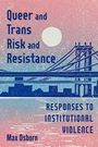 "Queer and Trans Risk and Resistance. Responses to Institutional Violence. Max Osborn." Illustration: Brücke vor Sonnenuntergang.