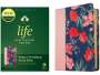 : NLT Life Application Study Bible, Third Edition (Red Letter, Leatherlike, Pink Evening Bloom), Buch