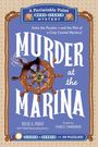 „Murder at the Marina“; Rätselbuch mit Steuerrad, Seilknoten; Periwinkle Point Mystery; Autor: Rosie A. Point.