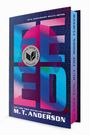 "FEED" ist in großen Buchstaben gedruckt. Es gibt ein Emblem "National Book Award Finalist". Titelbild in bunten Farben.