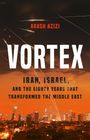 „COVER COMING SOON“ auf rotem Hintergrund, darunter „VORTEX“ und „ARASH AZIZI“ in schlichtem Schwarz auf Weiß.