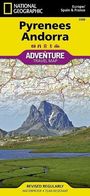 National Geographic Maps: Pyrenees and Andorra Map, KRT