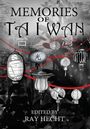 "MEMORIES OF TAIWAN", bearbeitet von RAY HECHT. Mehrere Laternen vor einem dunklen Hintergrund mit roten Linien.