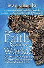 „How Can Faith Repair the World? An African Dialogue on Charity, Development & Global Solidarity.“ Abstrakte Afrika-Grafik.