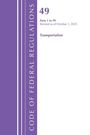 Office Of The Federal Register: Code of Federal Regulations, Title 49 Transportation 1-99, Revised as of October 1, 2025, Buch