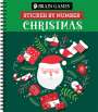 Publications International Ltd: Brain Games - Sticker by Number: Christmas (28 Images to Sticker - Santa Cover - Bind Up), Buch