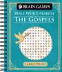Publications International Ltd: Brain Games - Bible Word Search: The Gospels - Large Print, Buch