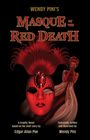 Text: "Wendy Pini's Masque of the Red Death". Illustration: Rote Maske mit Federn, weinende Person im Hintergrund.