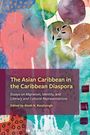 "The Asian Caribbean in the Caribbean Diaspora" von Aleah N. Ranjitsingh. Bunte abstrakte Kunst im Hintergrund.