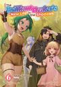 "The Brilliant Healer's New Life in the Shadows." Vier Anime-Figuren lächeln zusammen, darunter ein Mädchen mit grünen Haaren.