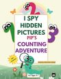 "I Spy Hidden Pictures: Pip's Counting Adventure. 100+ Activities. For Ages 3-7." Zahlen 1, 2 und 3 mit Augen.