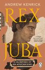 Text: "Andrew Kenrick, Rex Juba, 15 Glimpses of an African King."
Ein antikes Mosaik zeigt eine seitliche Büste. Kleines Pinguin-Logo.