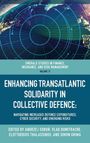 "Enhancing Transatlantic Solidarity in Collective Defence" steht in großen Buchstaben. Ein Radarbild der Erde ist darüber.