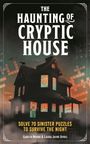 "The Haunting of Cryptic House. Solve 70 sinister puzzles to survive the night." Ein dunkles, mysteriöses Haus umgeben von Kreuzworträtseln.