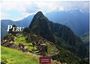 "Peru 2027" steht in großer Schrift. "CASARES EDITION" unten. Blick auf Machu Picchu vor einer Bergkulisse.