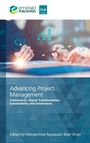 „Advancing Project Management“: Frameworks, Digitalisierung, Nachhaltigkeit, bearbeitet von M. Reyasudin Basir Khan. Zwei Logos oben.