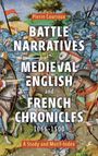 „Pierre Courroux: Battle Narratives in Medieval English and French Chronicles. 1066-1500. A Study and Motif-Index.” Illustration zeigt mittelalterliche Schlacht.