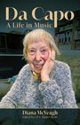„Da Capo: A Life in Music“. Diana McVeagh. Ein älterer Mensch lächelt, umgeben von Büchern und einem Klavier.