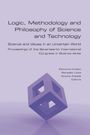 Titel: "Logic, Methodology and Philosophy of Science and Technology." Lila Hintergrund, 3D-Würfel-Illustration.