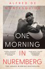 "ALFRED DE MONTESQUIOU ONE MORNING IN NUREMBERG." Ein Paar sitzt eng umschlungen auf der Steinbank.