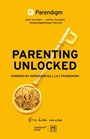 "Parenting Unlocked", ein goldener Schlüssel auf gelbem Hintergrund, mit dem Text "Eric Lim", "Consulus Press".