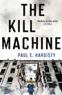 "The Kill Machine", Paul E. Hardisty. Ein Kind steht in den Ruinen eines zerstörten Gebäudes, Vögel fliegen darüber.