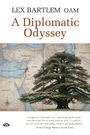 „Lex Bartlem OAM: A Diplomatic Odyssey“ steht über einer Landkarte und einem großen Baum.