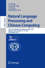 : Natural Language Processing and Chinese Computing, Buch