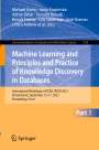 : Machine Learning and Principles and Practice of Knowledge Discovery in Databases, Buch