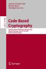 : Code-Based Cryptography, Buch
