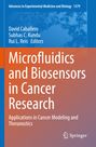 : Microfluidics and Biosensors in Cancer Research, Buch