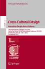 : Cross-Cultural Design. Interaction Design Across Cultures, Buch