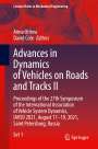 : Advances in Dynamics of Vehicles on Roads and Tracks II, Buch